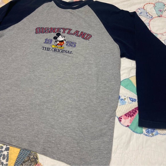 Disneyland Mickey Mouse graphic baseball 3/4 sleeve size L - Picture 5 of 10